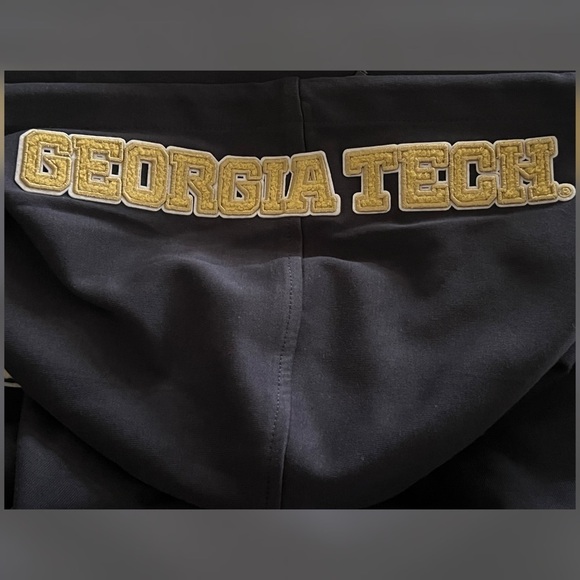 Men's Pro Standard Navy Georgia Tech Yellow Jackets Pullover Hoodie Size XL - Picture 6 of 12